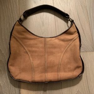 YSL Hobo Handbag Brown